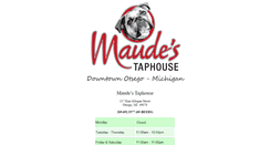 Desktop Screenshot of maudestaphouse.com